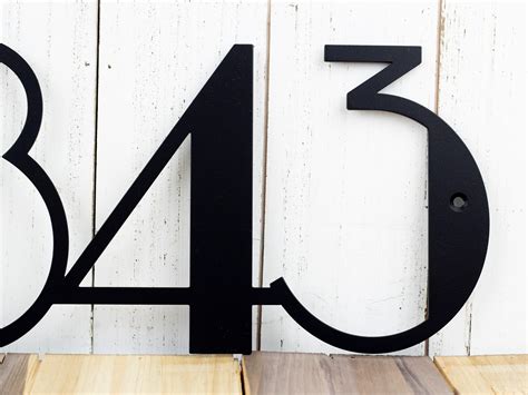 art deco metal house numbers|outdoor house numbers and symbols.